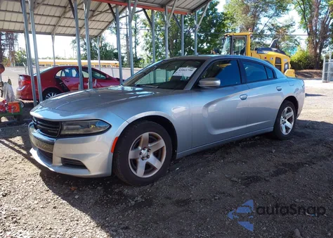 2015 Dodge Charger Police из США, поврежденный, VIN 2C3CDXAT6FH791257